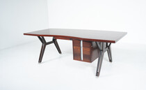 Mid-Century Modern Desk by Ico Parisi for Mim Roma, Italy, 1950s
