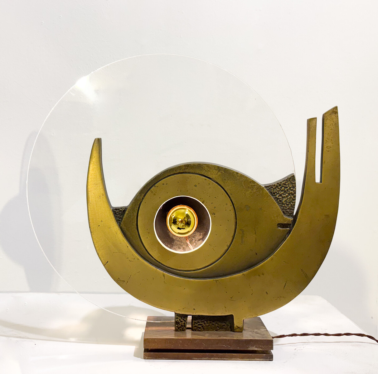 Mid-Century Table Lamp by Giuseppe Calonaci, Italy, 1970s