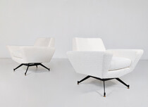 Pair of armchairs by Studio Tecnico A.P.A circa 1950