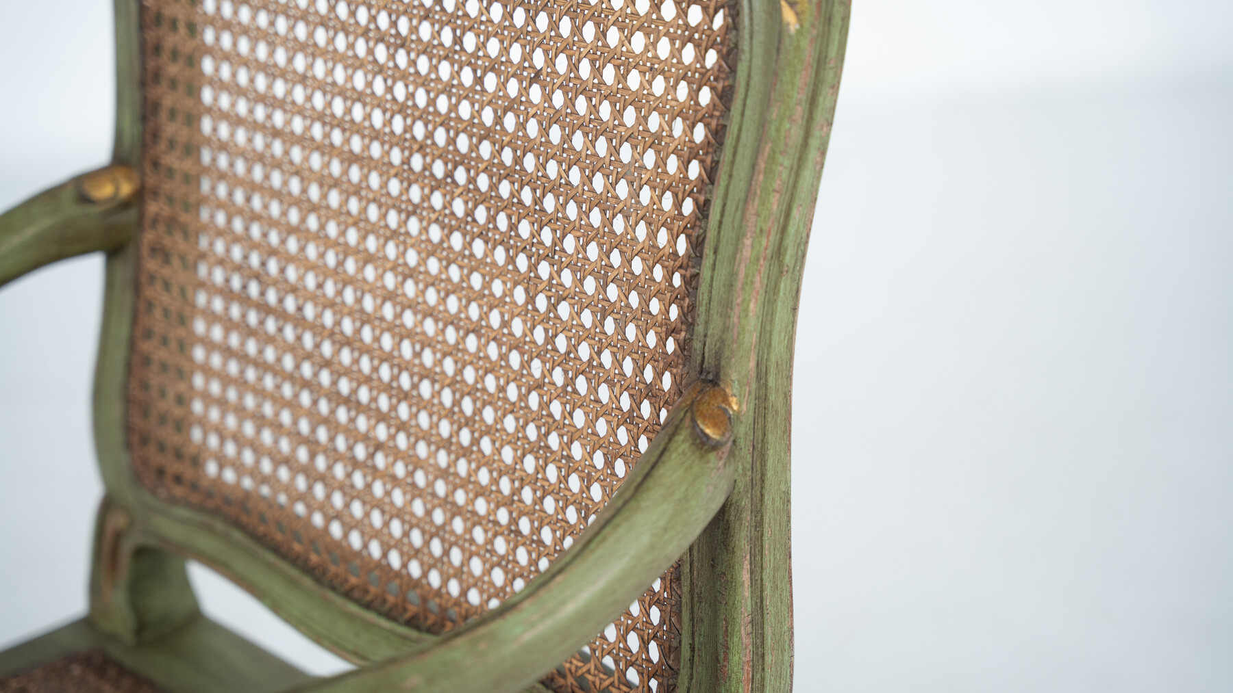 Set of 6 Armchairs, Louis XV Style, Belgium