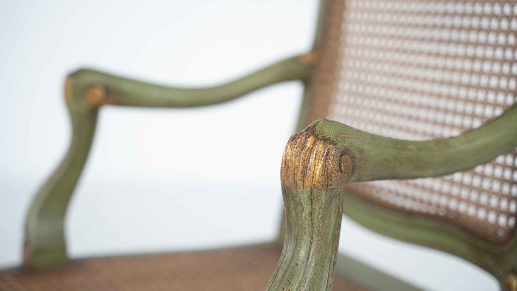 Set of 6 Armchairs, Louis XV Style, Belgium