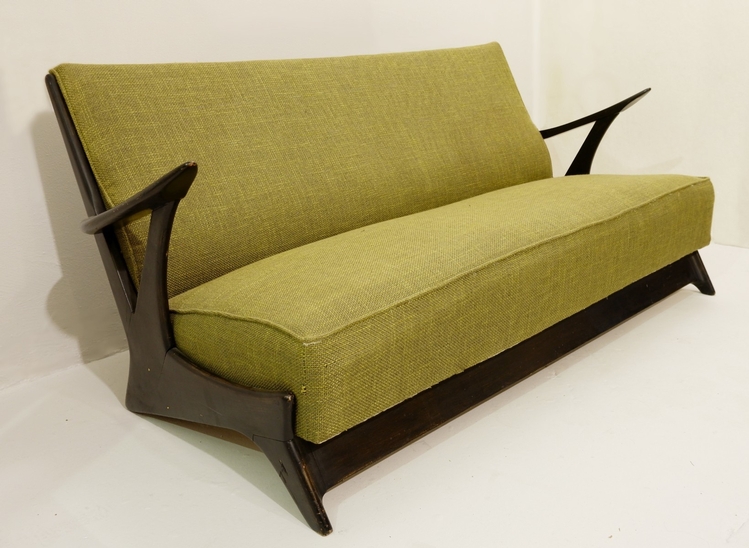 1950s Belgium Sofa In The Style Of Alfred Hendrickx