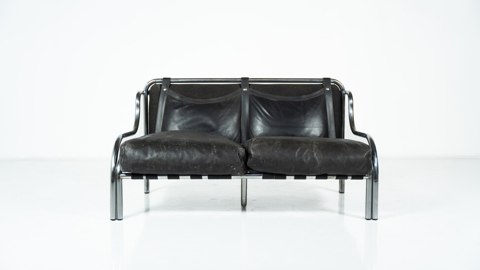 2-Seater Stringa Sofa by Gae Aulenti, italy, 1962 - Original Upholstery