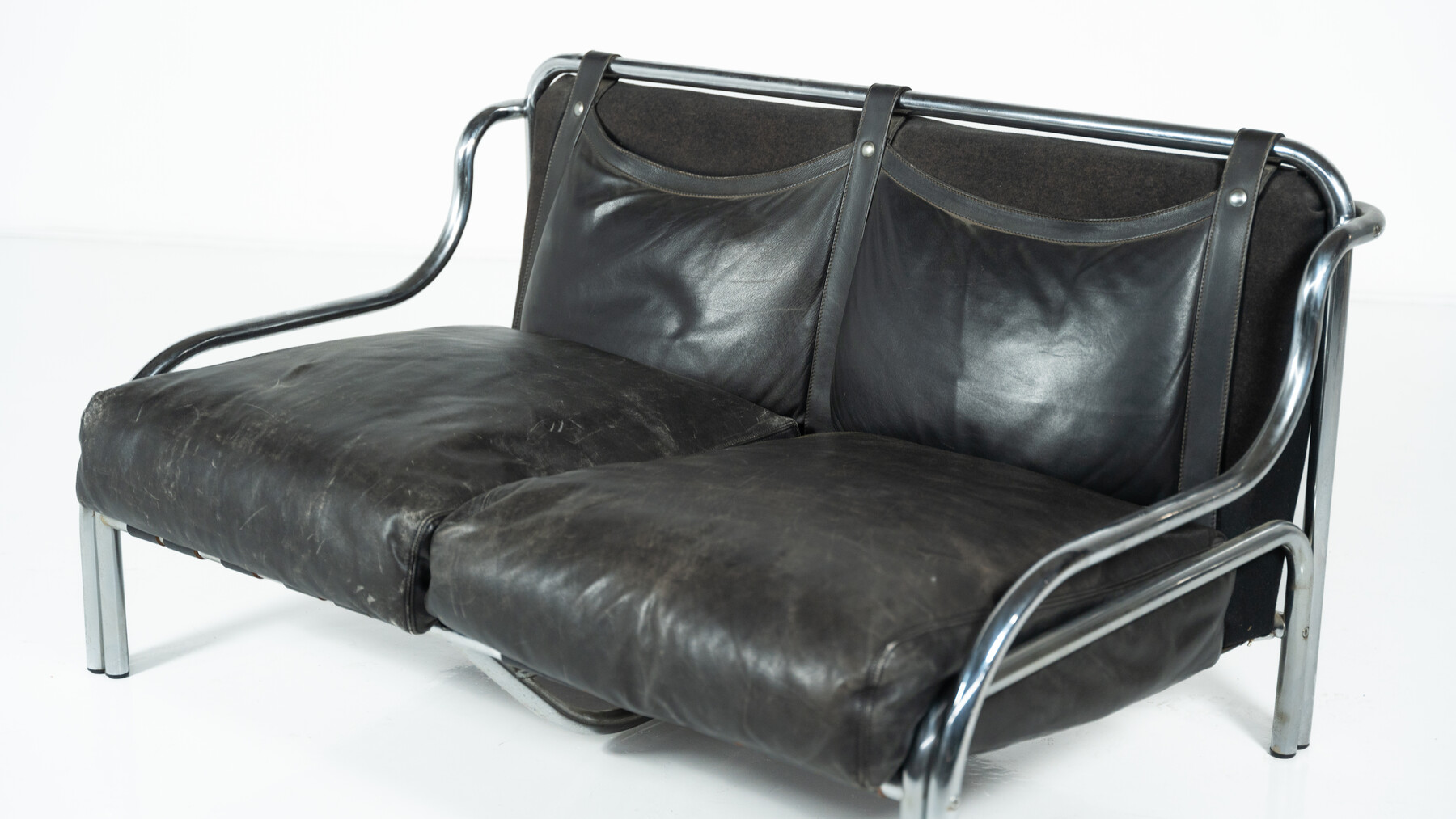 2-Seater Stringa Sofa by Gae Aulenti, italy, 1962 - Original Upholstery