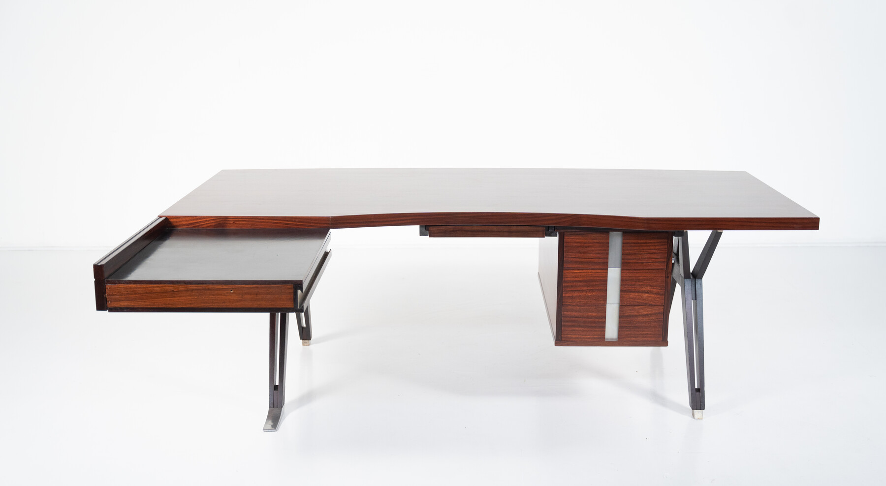 Mid-Century Modern Desk by Ico Parisi for Mim Roma, Italy, 1950s
