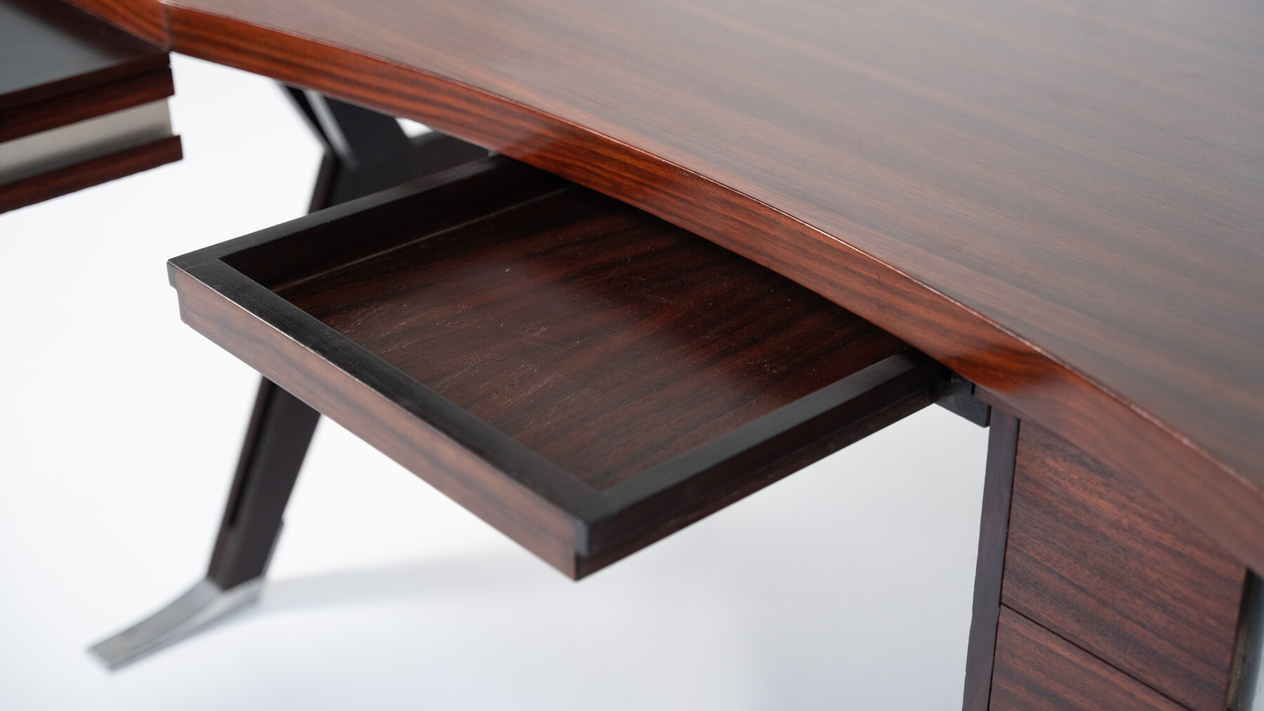 Mid-Century Modern Desk by Ico Parisi for Mim Roma, Italy, 1950s