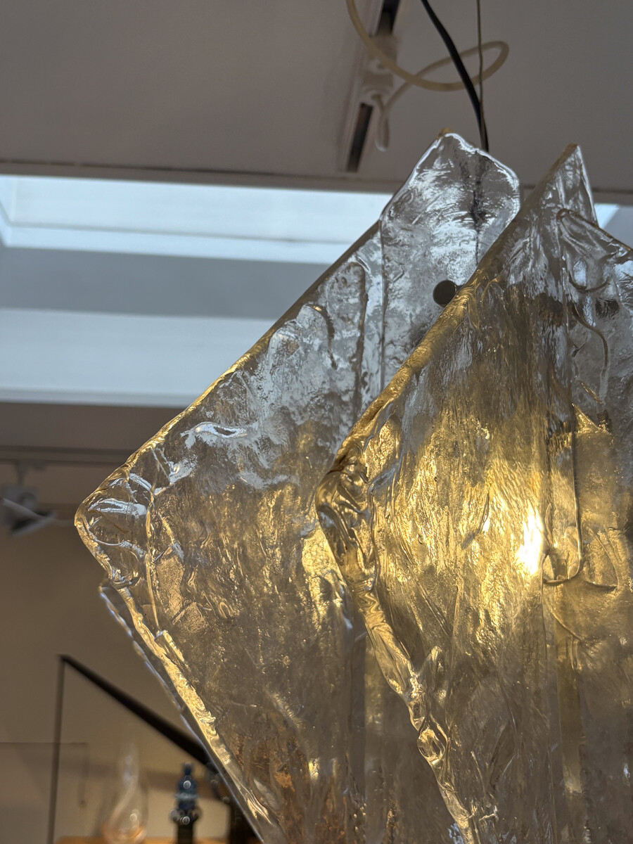 Murano Glass Ceiling Light by Carlo Nason for Mazzega, 1960s