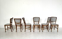 6 Art Nouveau chairs by Robert Fix, Portois & Fix