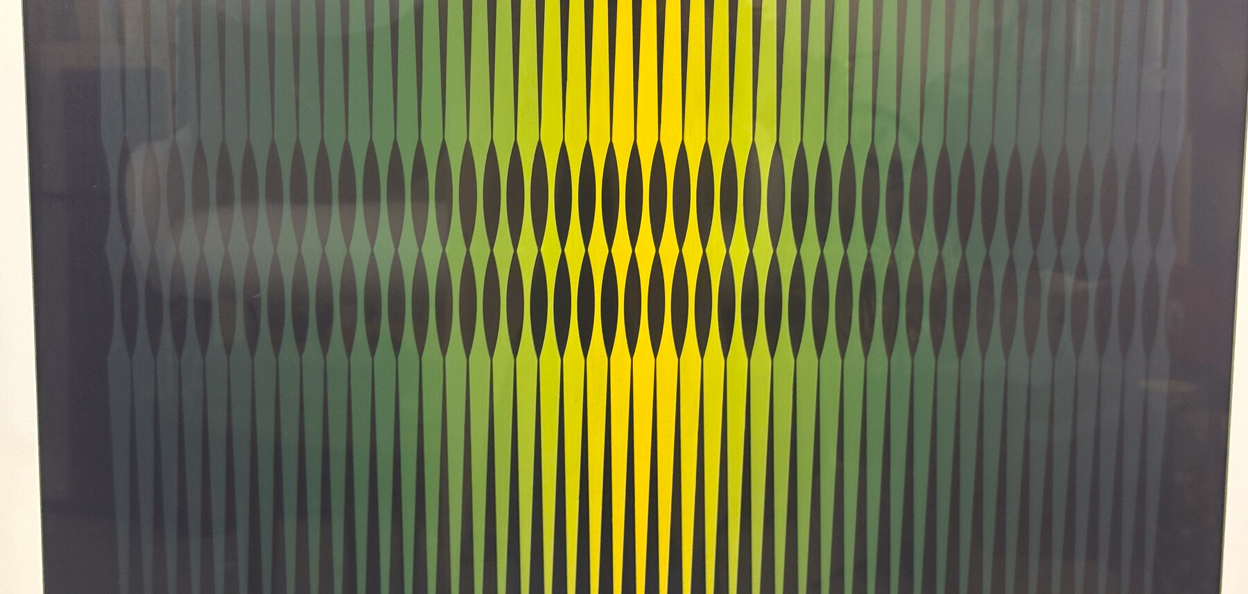 Abstract Composition Gouache on Paper, Miodrag, Signed