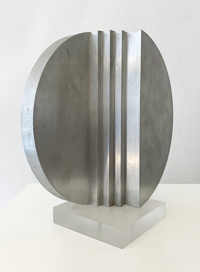 Aluminium sculpture by Sosso Houtopoulu-Contaratou - Greece 1976 - Edition 3/20