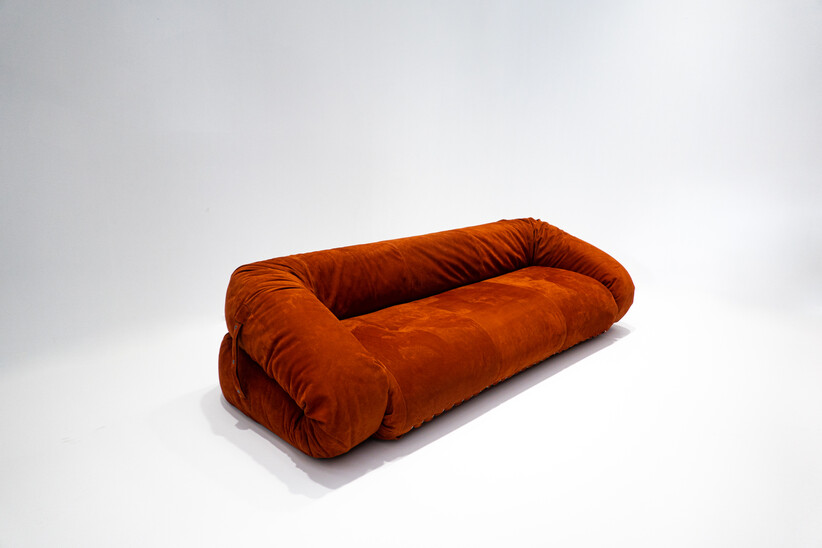 Anfibio Sofa Bed by Alessandro Becchi for Giovannetti Collezioni, Orange, 1970s