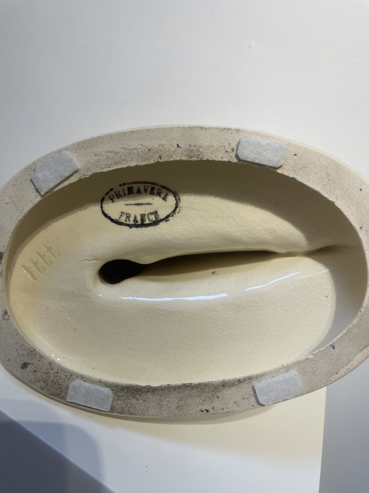 Art deco earthenware sculpture by Primavera - Italy 1930s