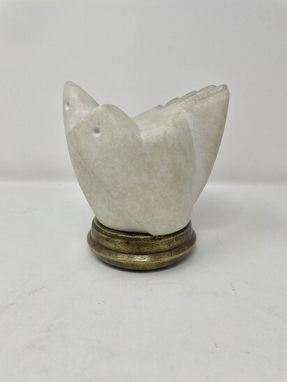 Art Deco Marble Sculpture By Ferdinand Parpan