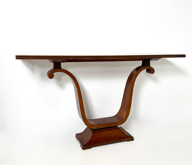 Art Deco Wooden Console