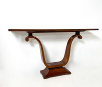 Art Deco Wooden Console 
