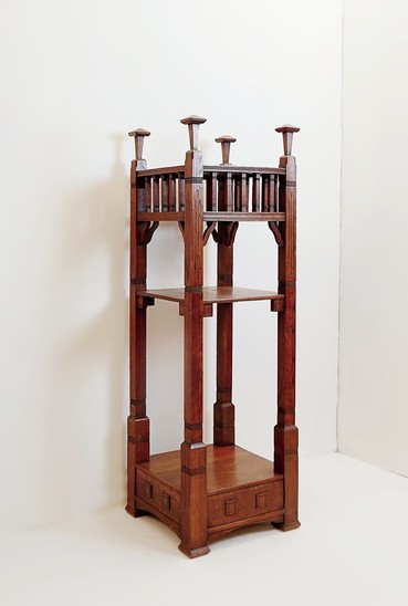 Art Nouveau Oak Harness - Belgium