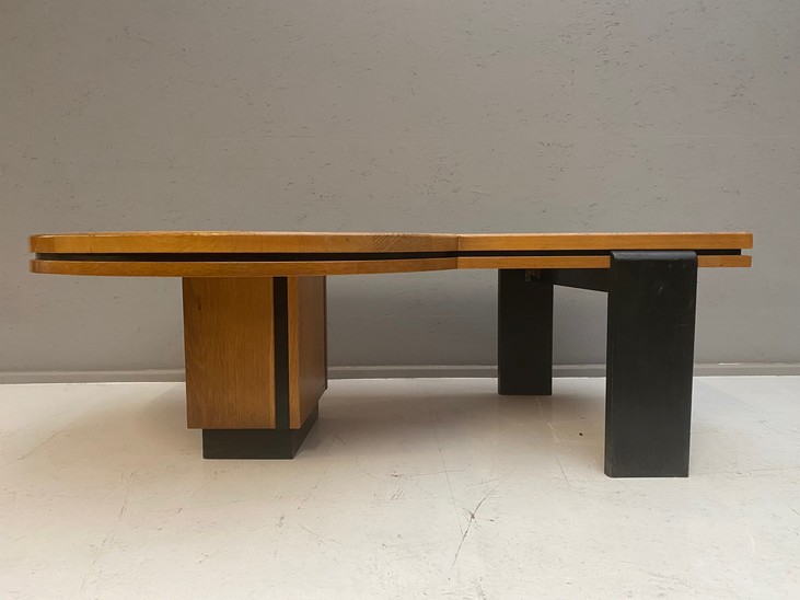 Asymmetric Oak coffee table, 1960