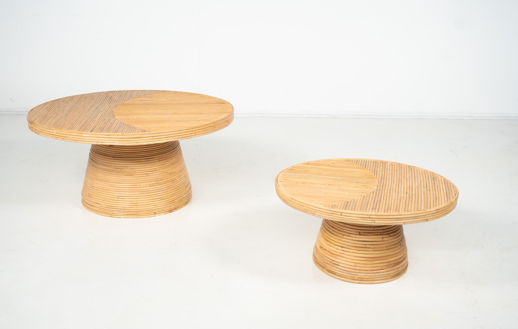 Bamboo Side Table, Italy - 2 Available
