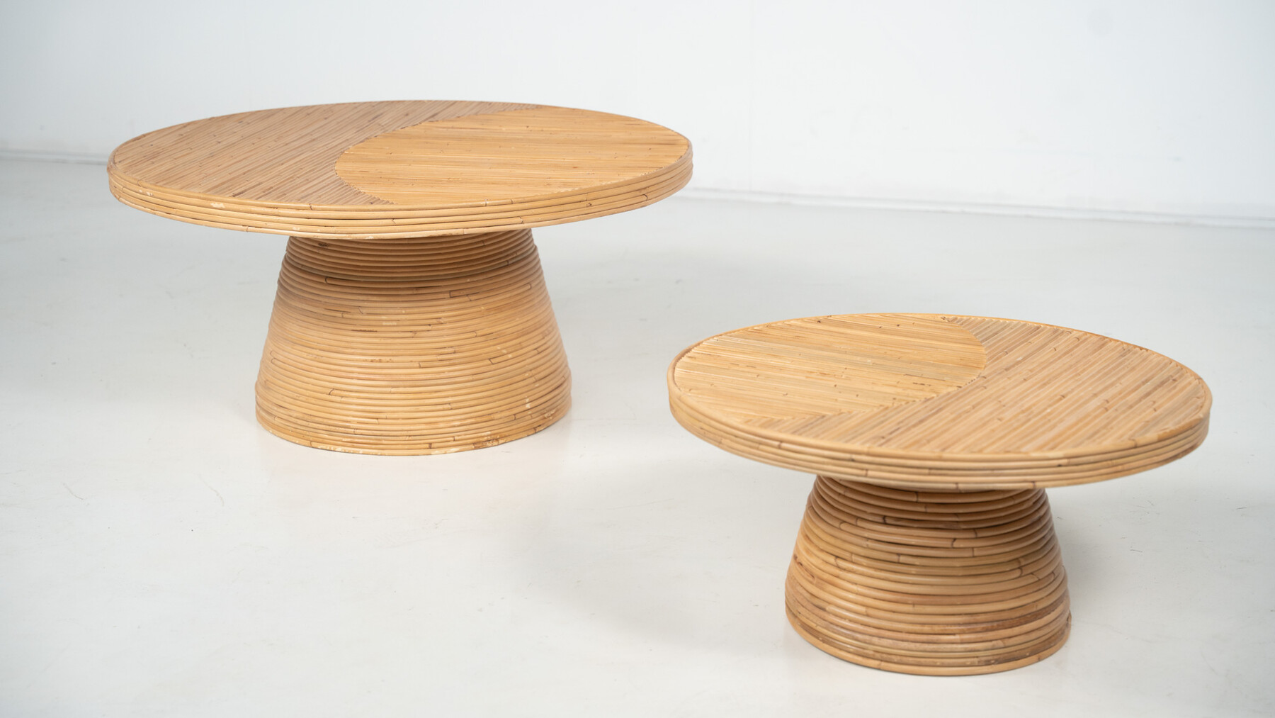 Bamboo Side Table, Italy - 2 Available