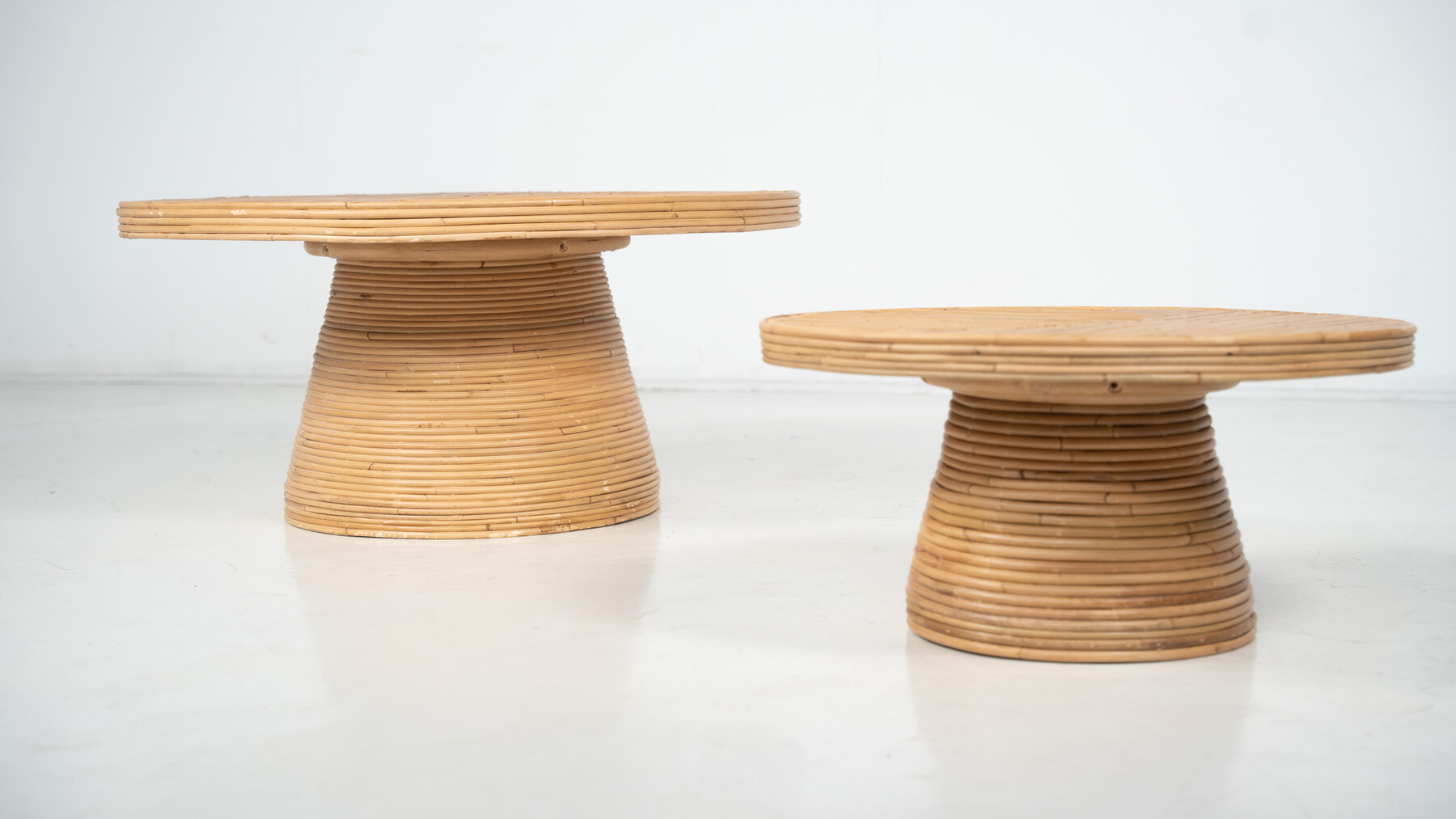 Bamboo Side Table, Italy - 2 Available