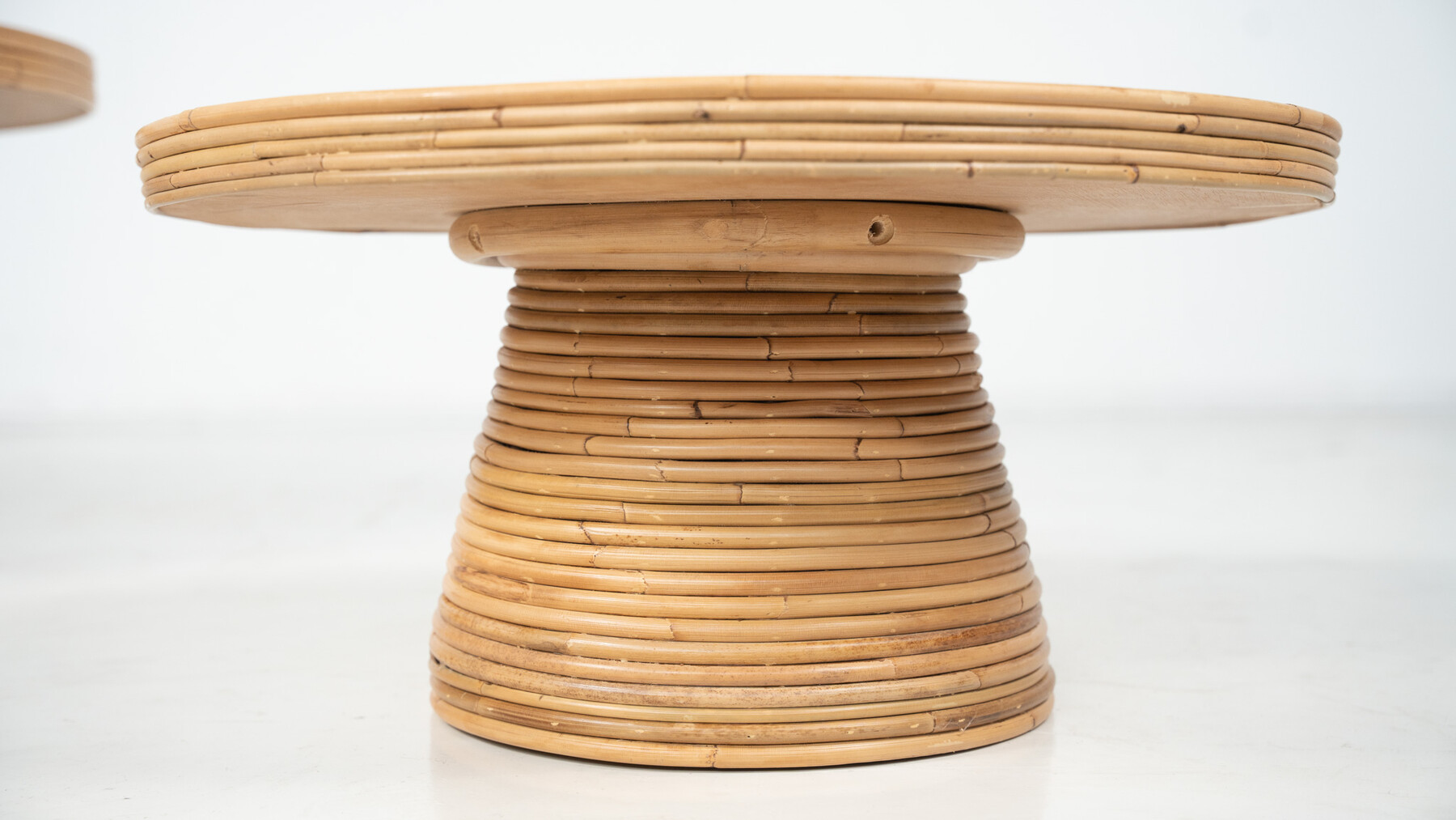Bamboo Side Table, Italy - 2 Available