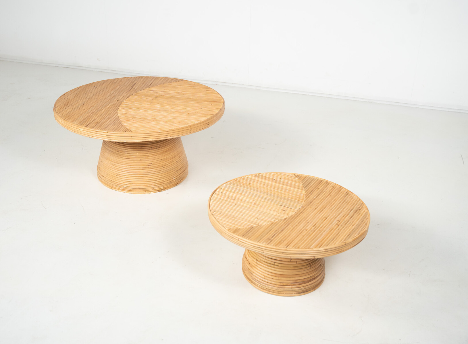 Bamboo Side Table, Italy - 2 Available