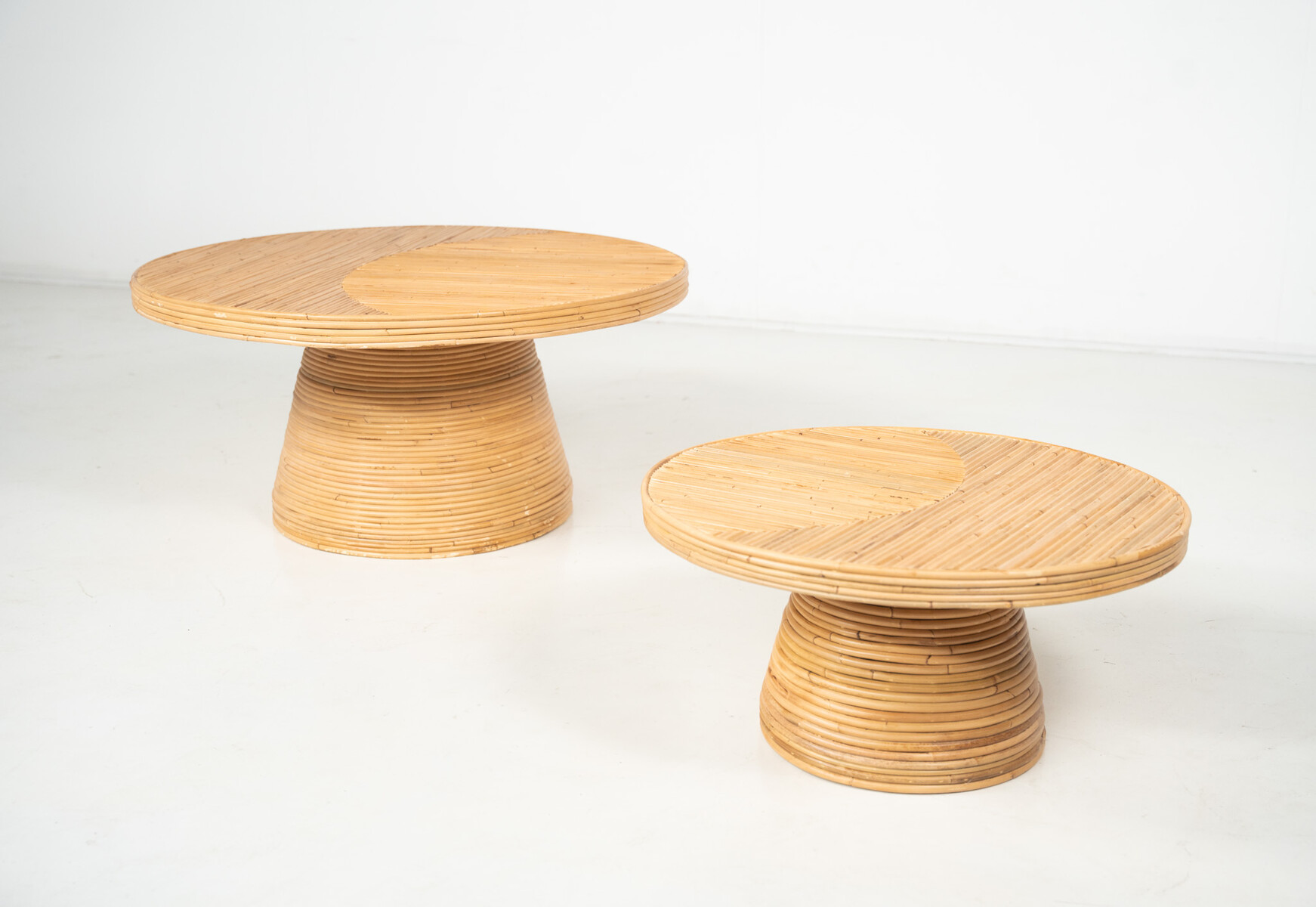 Bamboo Side Table, Italy - 2 Available