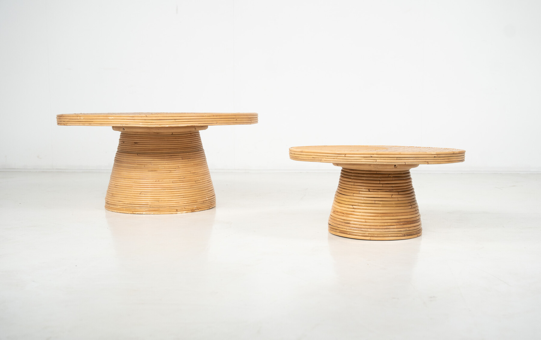 Bamboo Side Table, Italy - 2 Available
