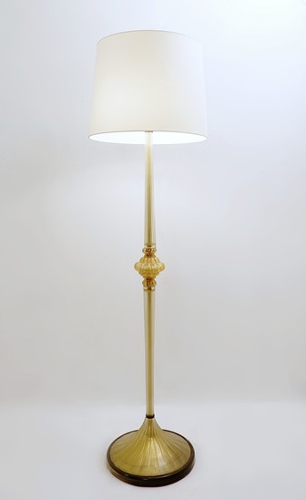 Barovier & Toso ‘Cordonato D’Oro’ Murano Table Lamp - 1950s