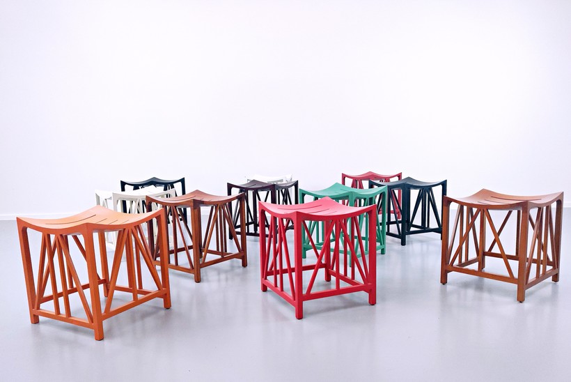 Belgian Stools Model 'Toutankhamon'