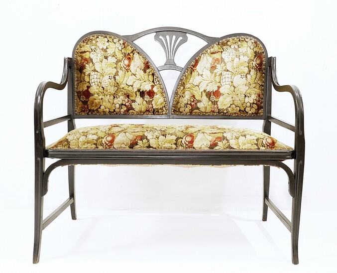 Bentwood Bench by Thonet, Austria, 1900s Art Nouveau