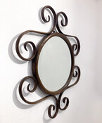 Bentwood Mirror by Thonet, 1900s