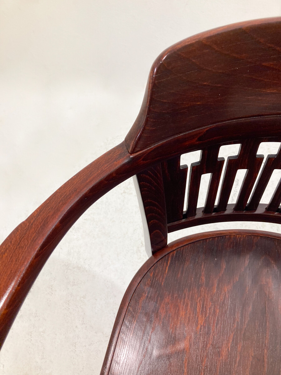 Bentwood Office Chair Otto Wagner for Thonet, 1930s