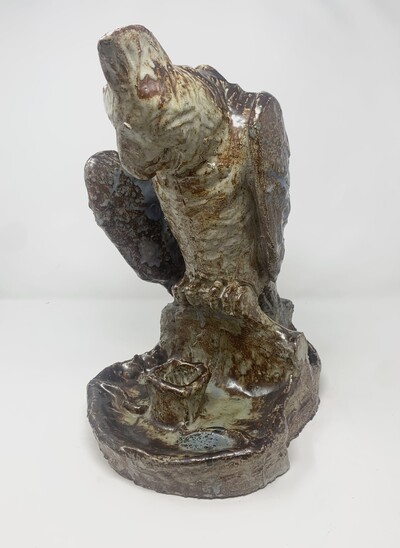 Bird ceramic by Arthur Craco - Belgium 1970s