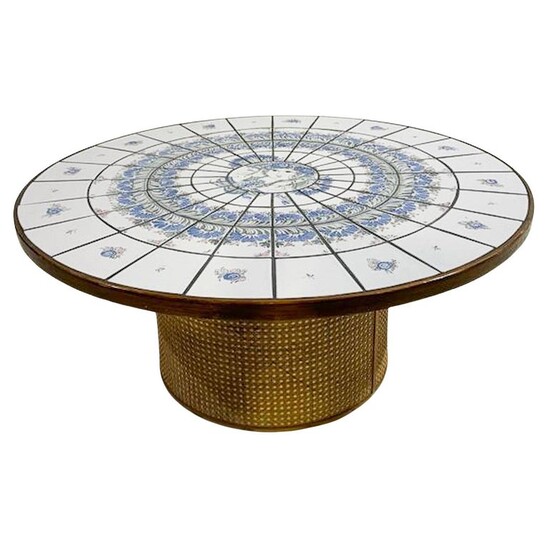 Bjorn Wiinblad Coffee Table, Ceramic, Danemark, 1960s