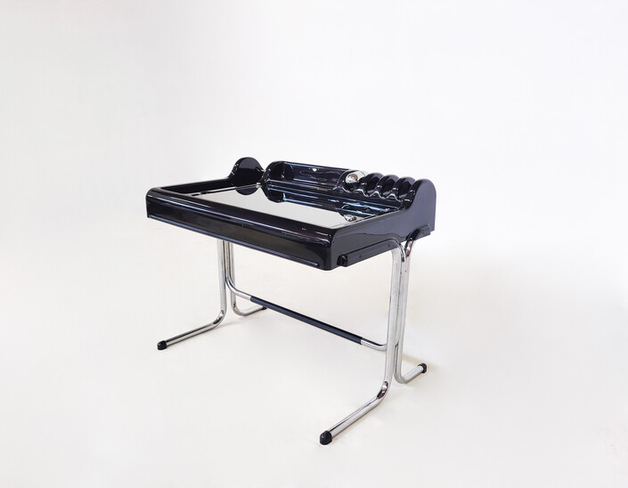 Black Space Age Orix Desk by Vittorio Parigi and Nani Prina, 1970s