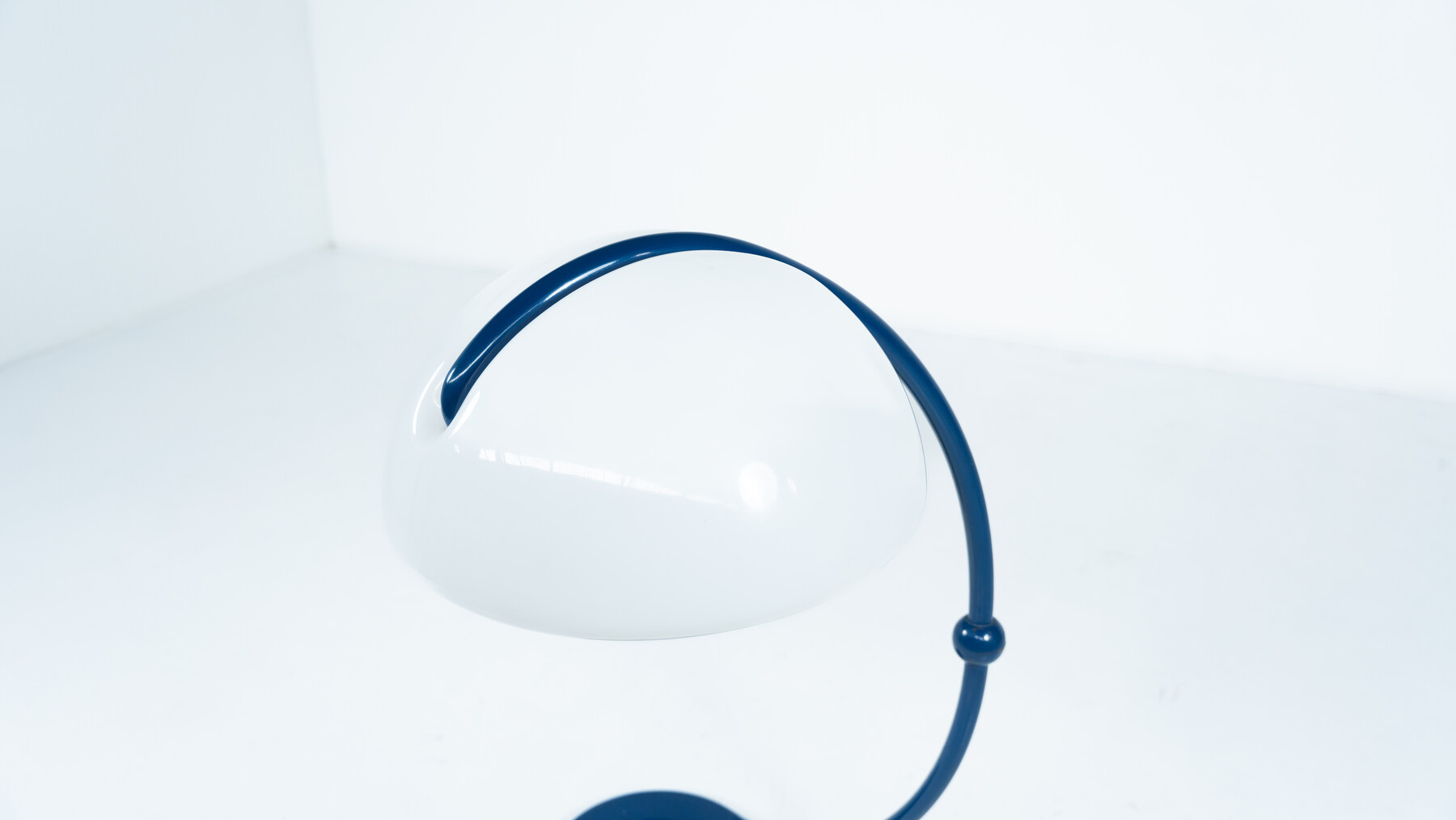 Blue Floorlamp Serpente by Elio Martinelli for Martinelli Luce, 1960s