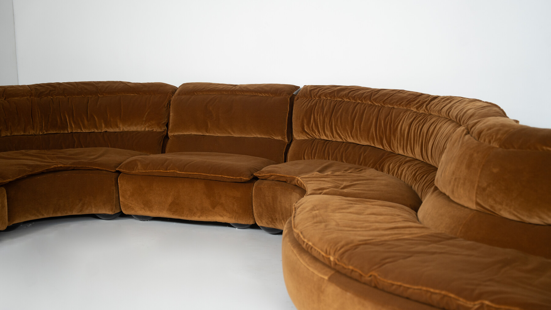 Bogo Modular Sofa by Carlo Bartoli for Rossi di Albizzate, 1970s - New Upholstery