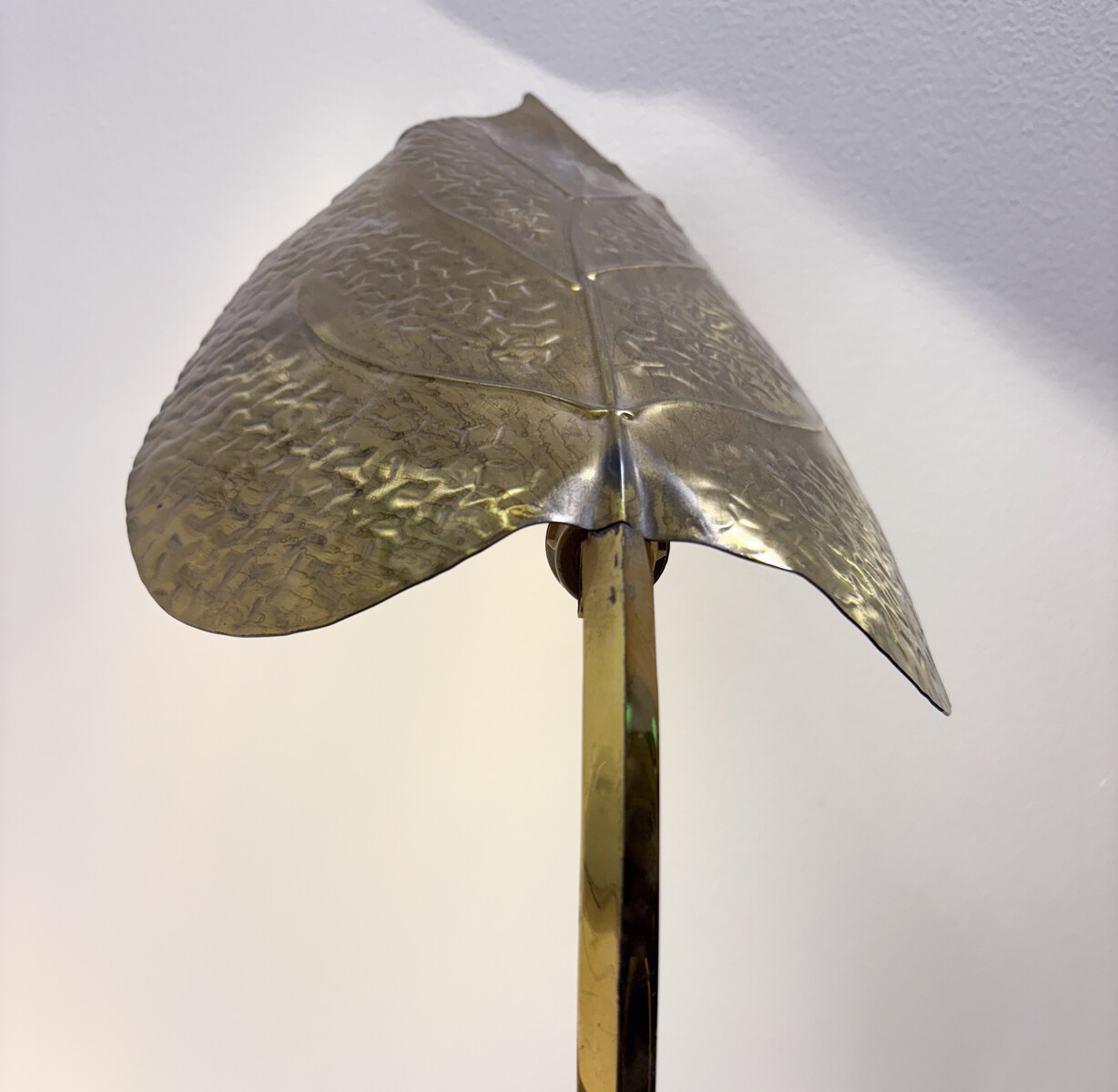 Brass Floor Lamp by Tommaso Barbi, Italy, 1970s