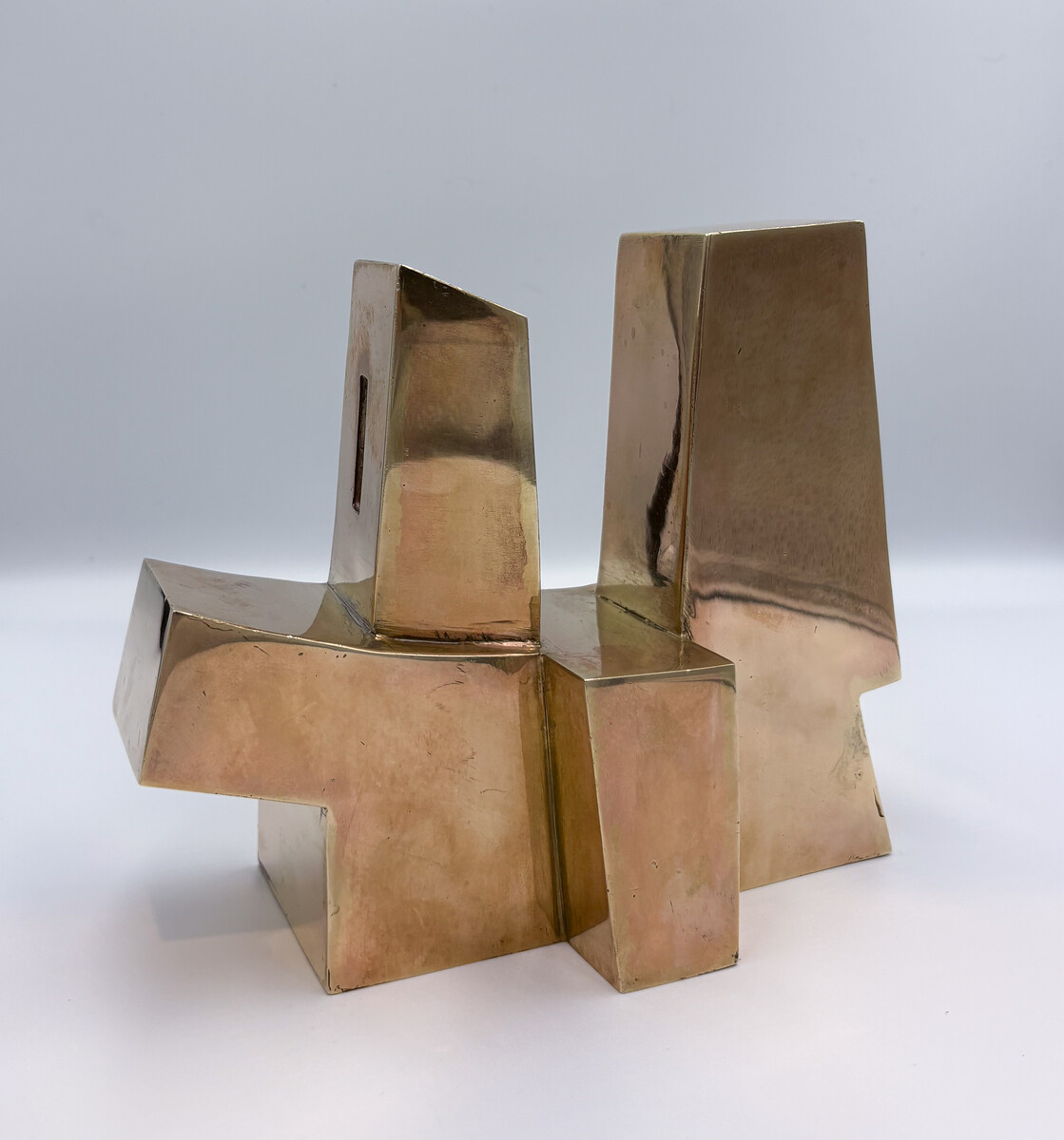 Brass Sculpture attributed to Parvine Curie