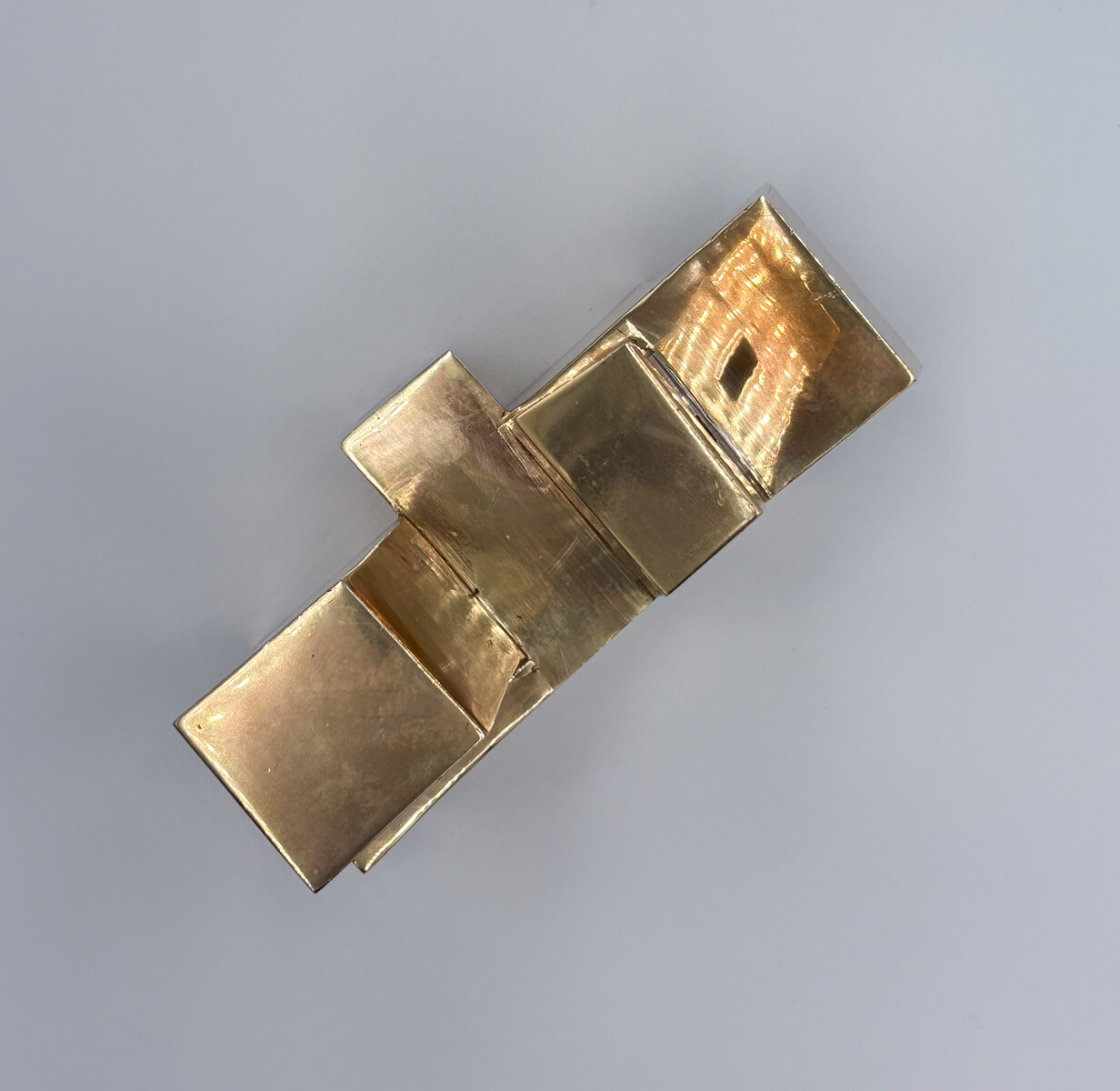 Brass Sculpture attributed to Parvine Curie