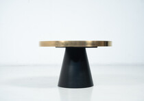 Brass Side Table, Belgium, 1980s 