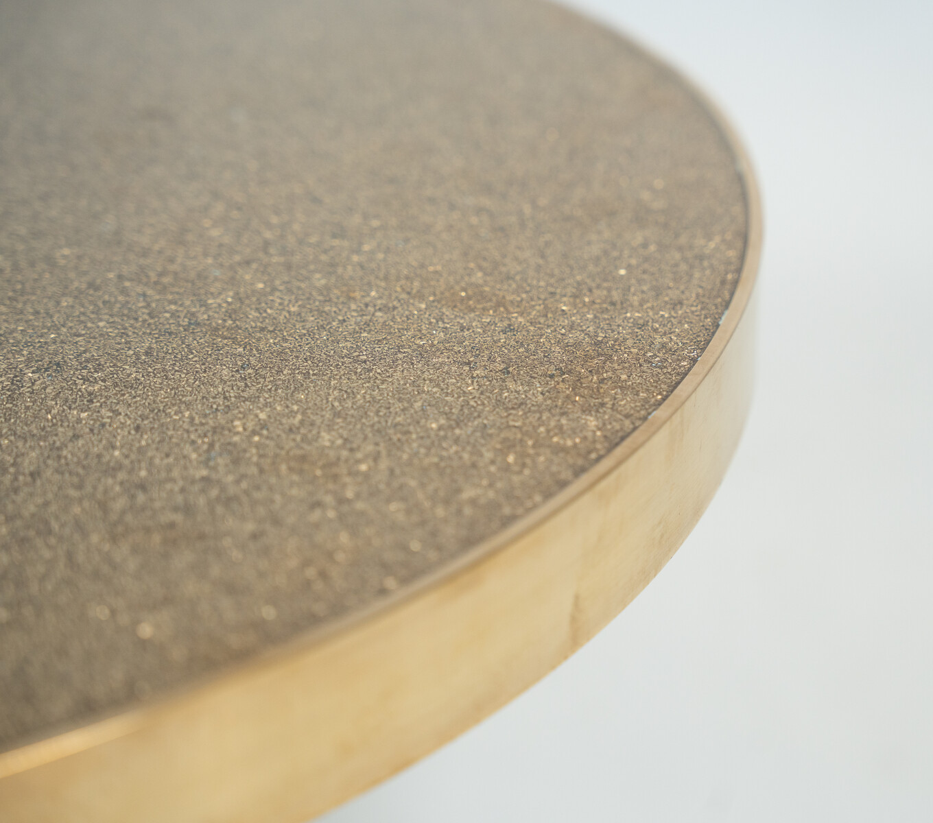 Brass Side Table, Belgium, 1980s 