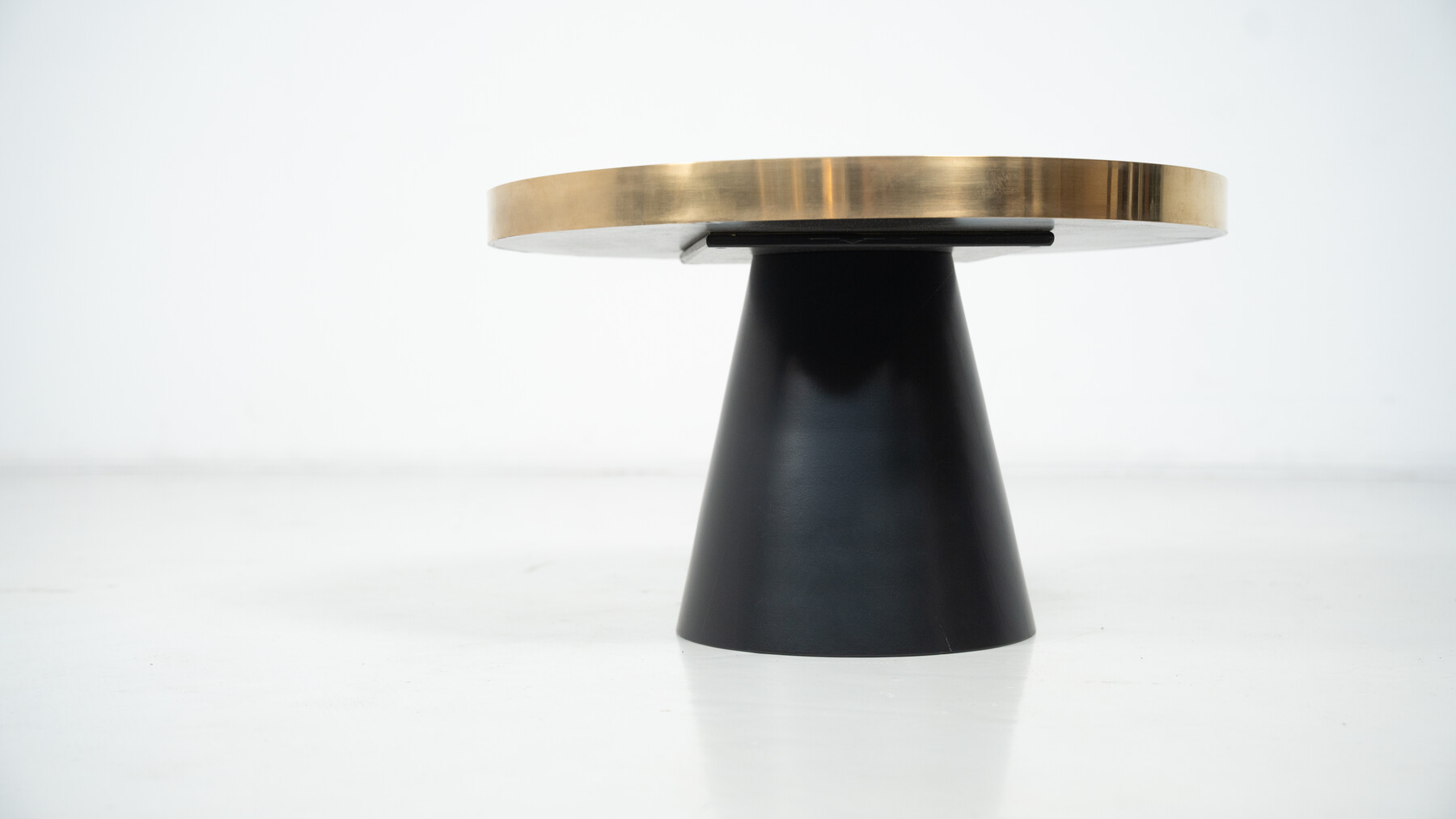 Brass Side Table, Belgium, 1980s 