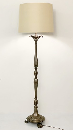 Bronze Floor Lamp, Circa 1920