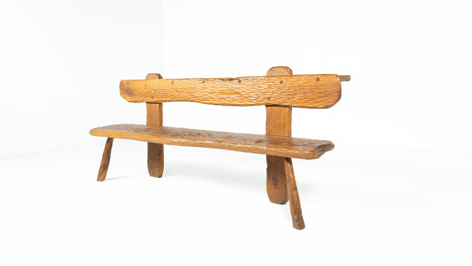 Brutalist Bench, Italy, 1970s