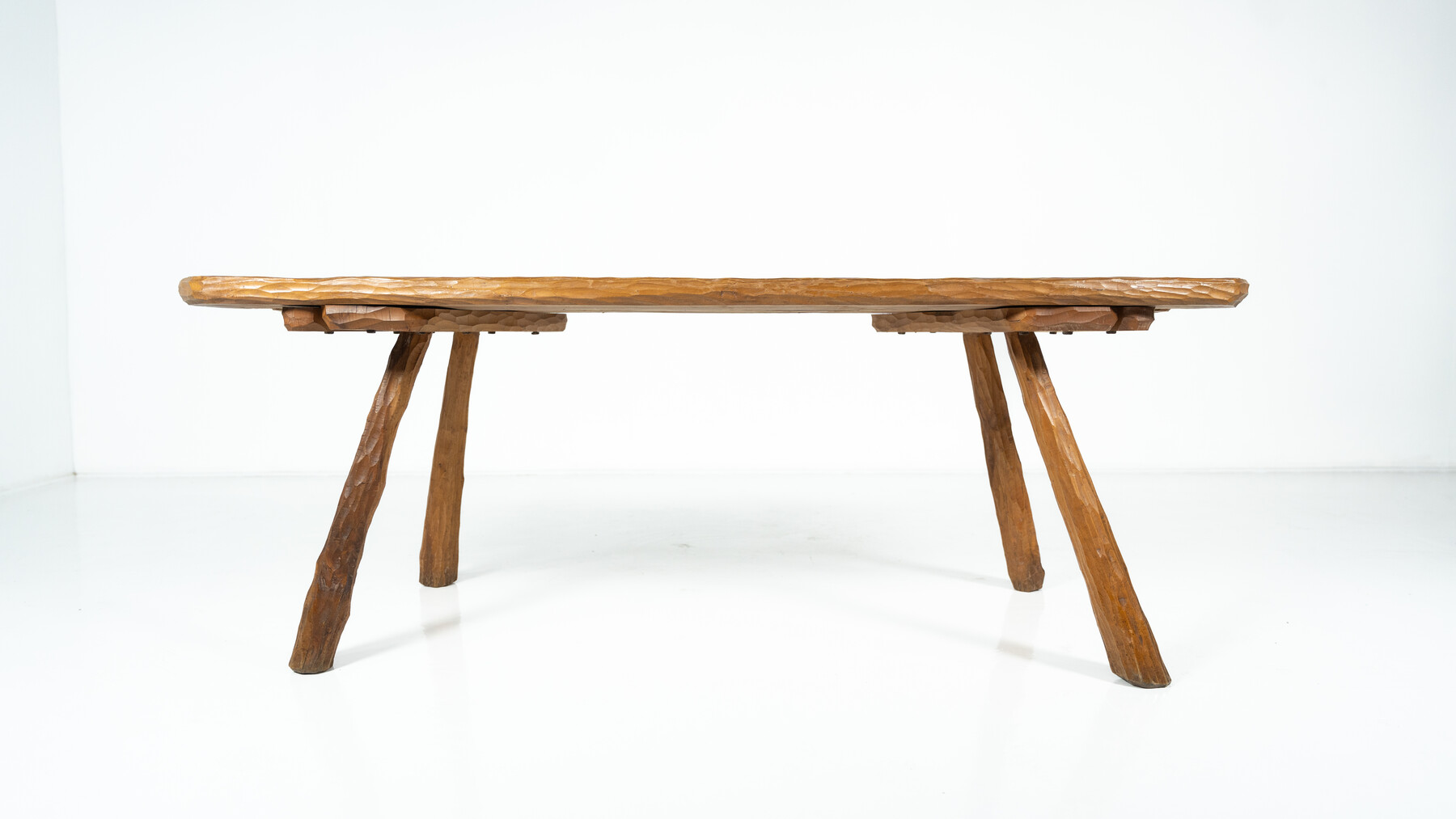 Brutalist Dining Table, Italy, 1970s 