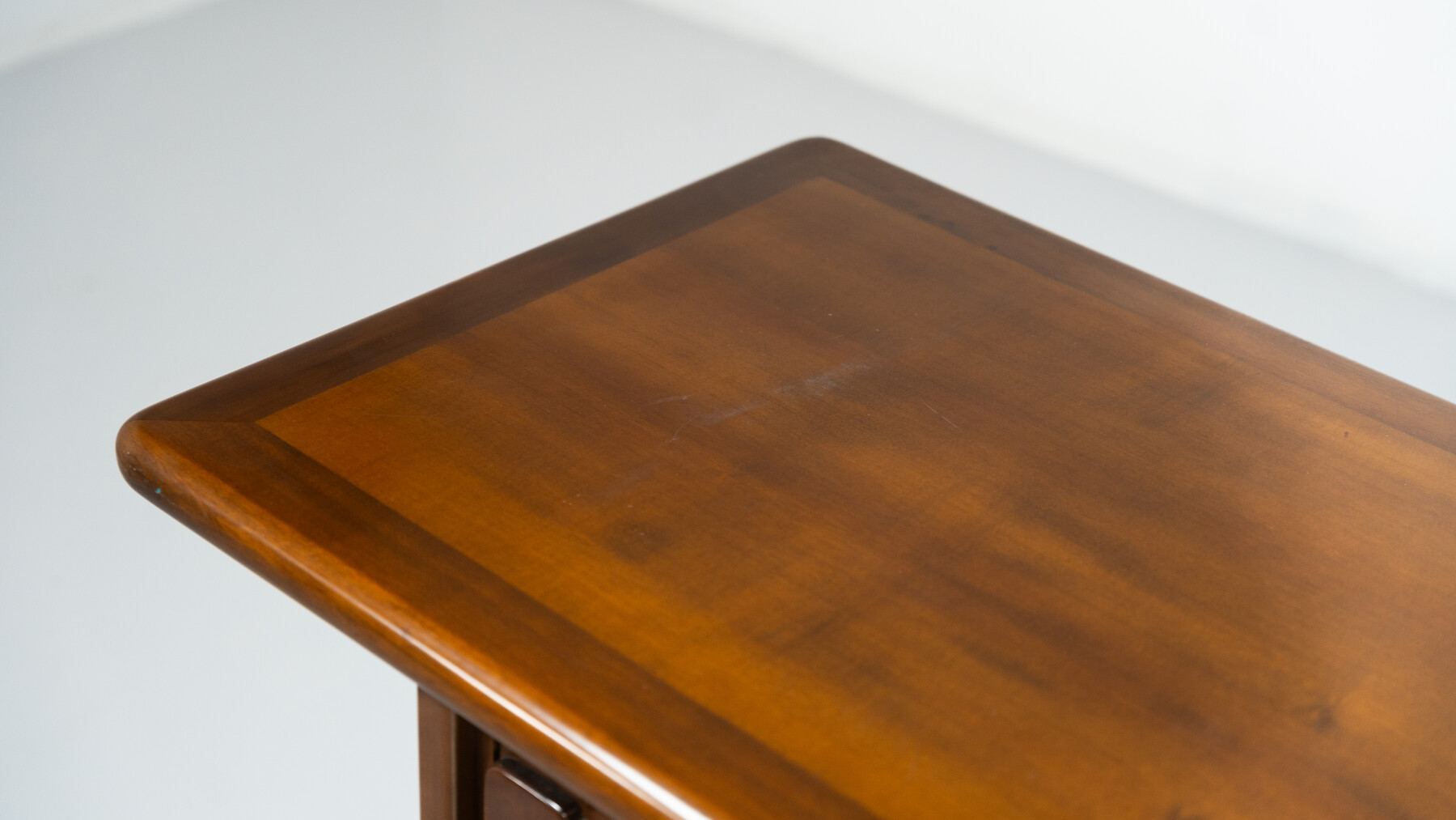 Brutalist Sideboard with Graphical Doors, Walnut, 1970s