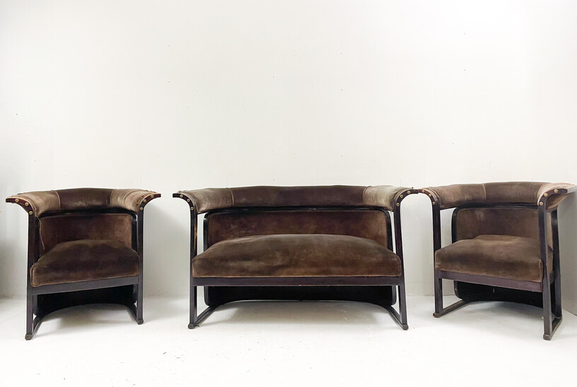 Buenos Aires Set by Josef Hoffmann for J&J Kohn, Austria, Early 20th Century