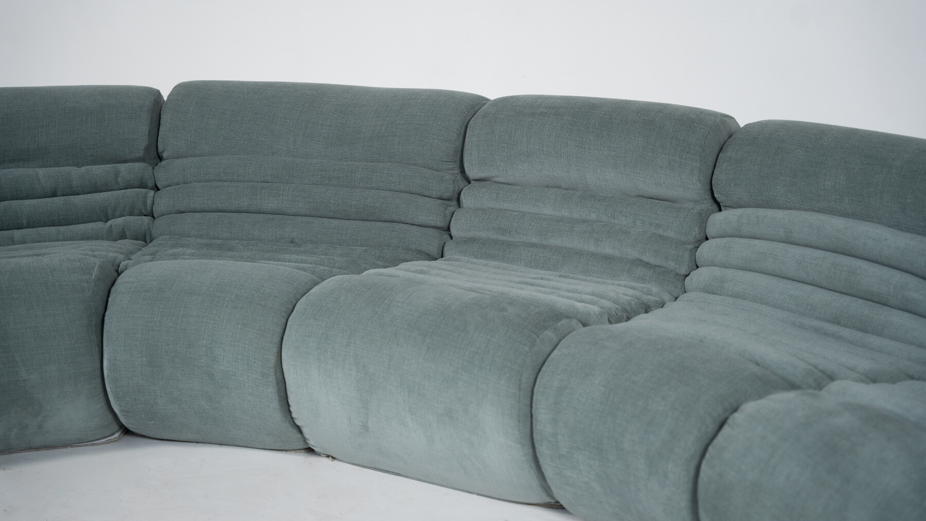 Carrera Sofa and Armchair by De Pas, D’Urbino and Lomazzi for BBB Bonacina, 1960s - New Upholstery